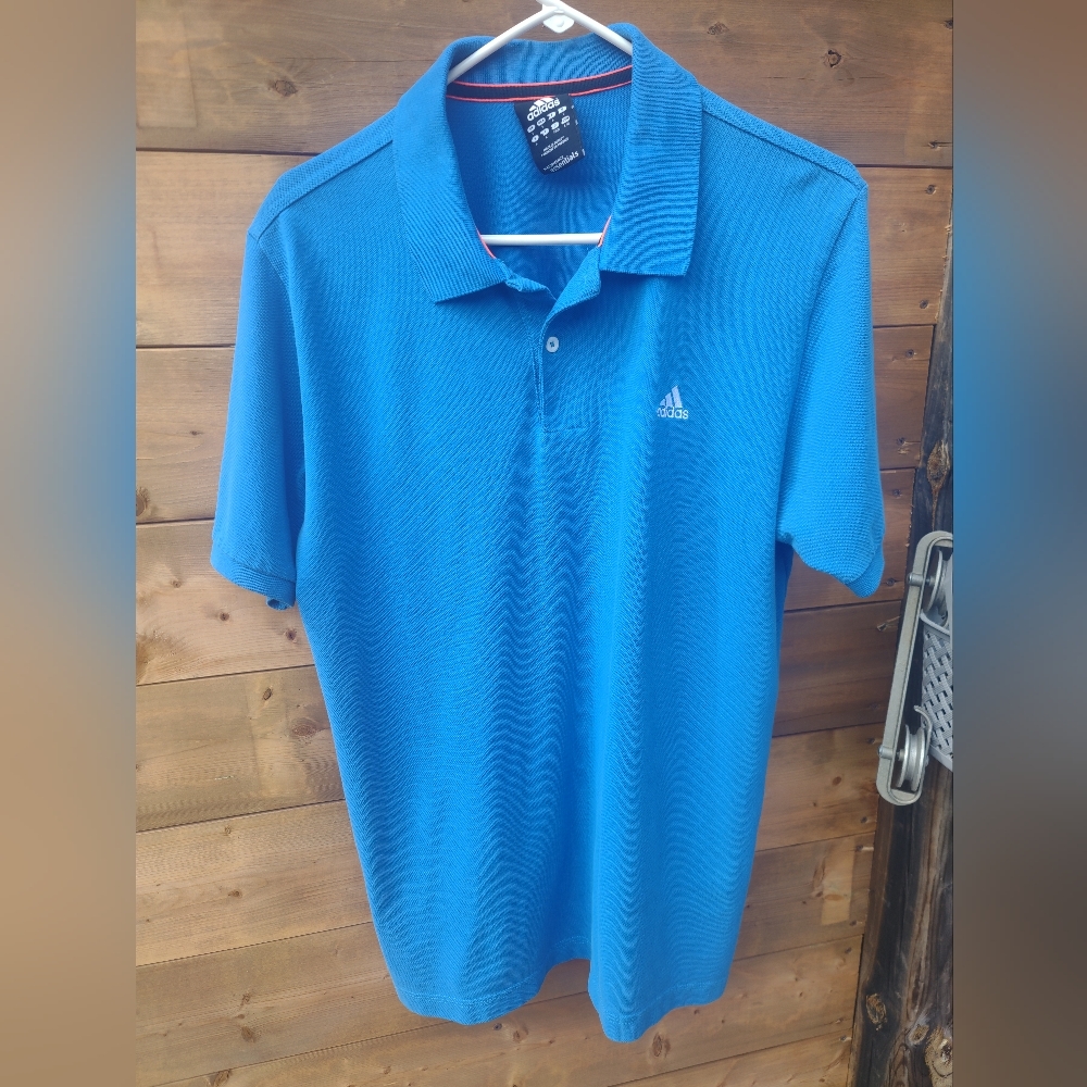 Adidas Performance Essentials Polo - Blue - Men's Large
